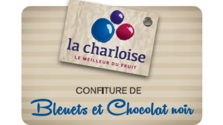 CONFITURE DE BLEUETS ET CHOCOLAT NOIR